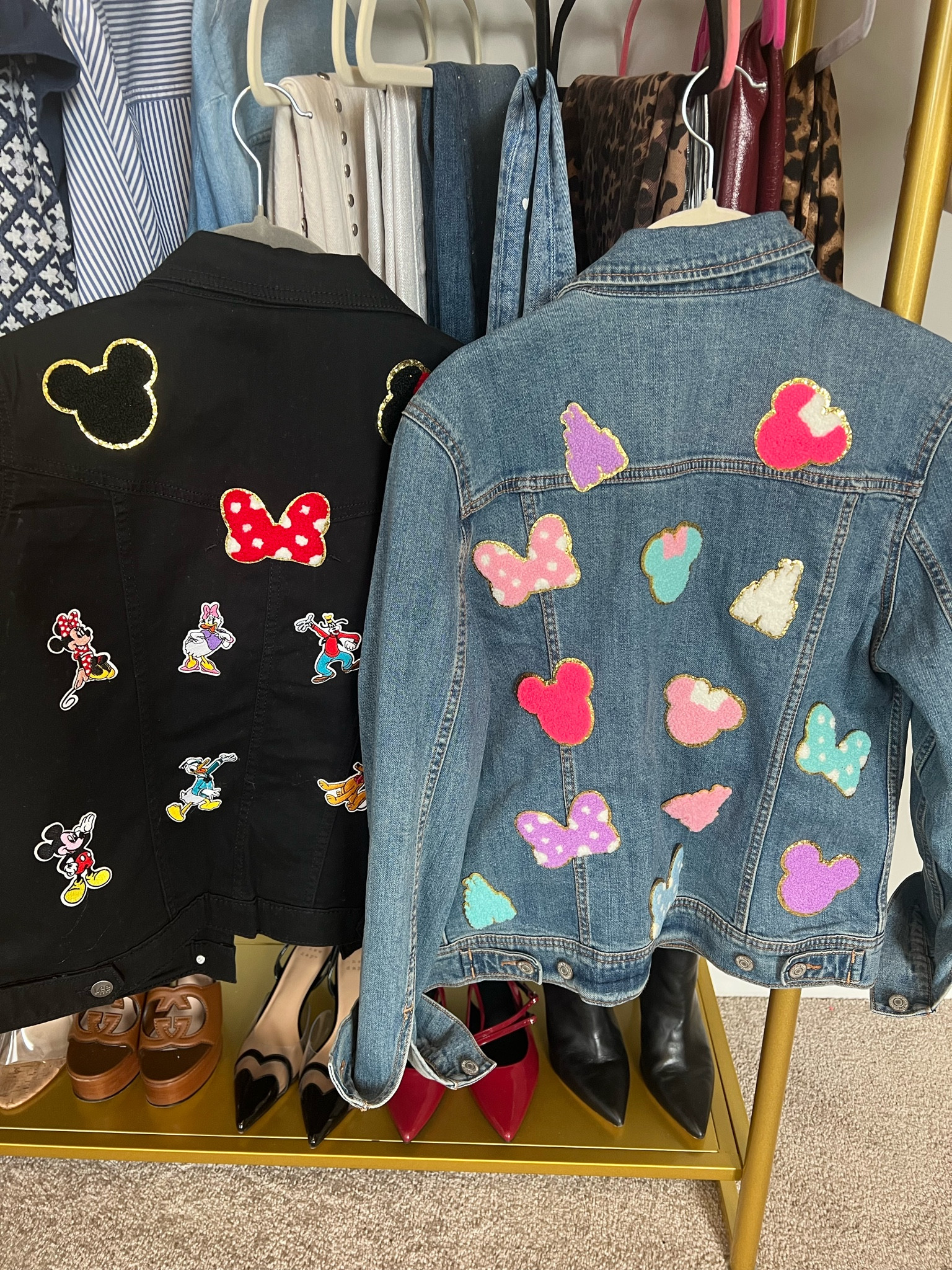 Disney denim jackets
Disney jackets DIY
Disney patches 

#LTKTravel #LTKStyleTip #LTKFindsUnder50