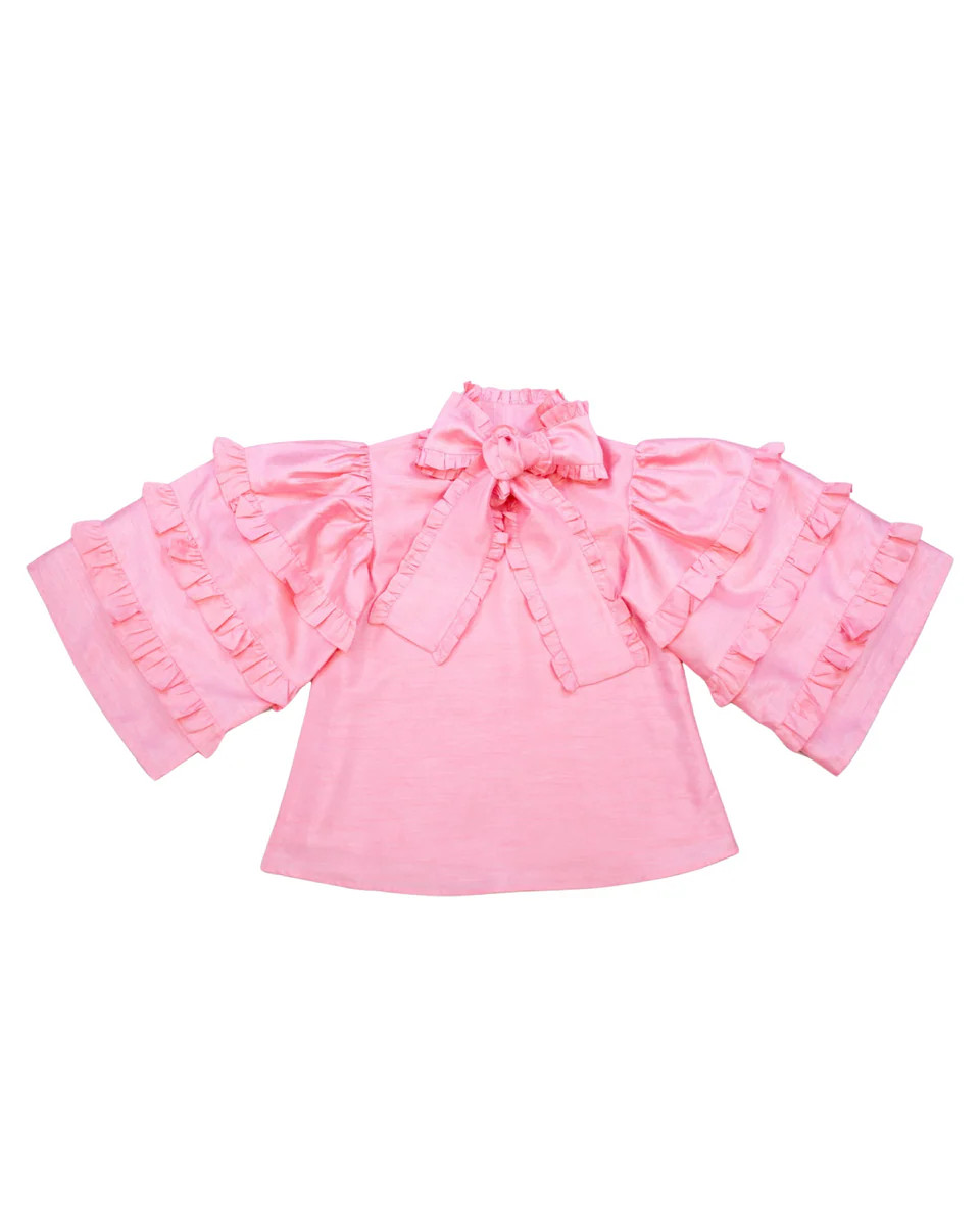 Josephine Top in candy pink | Elizabeth Wilson Designs