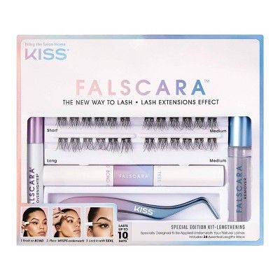 Kiss Falscara Complete DIY Eyelash Extension Kit - 24ct | Target