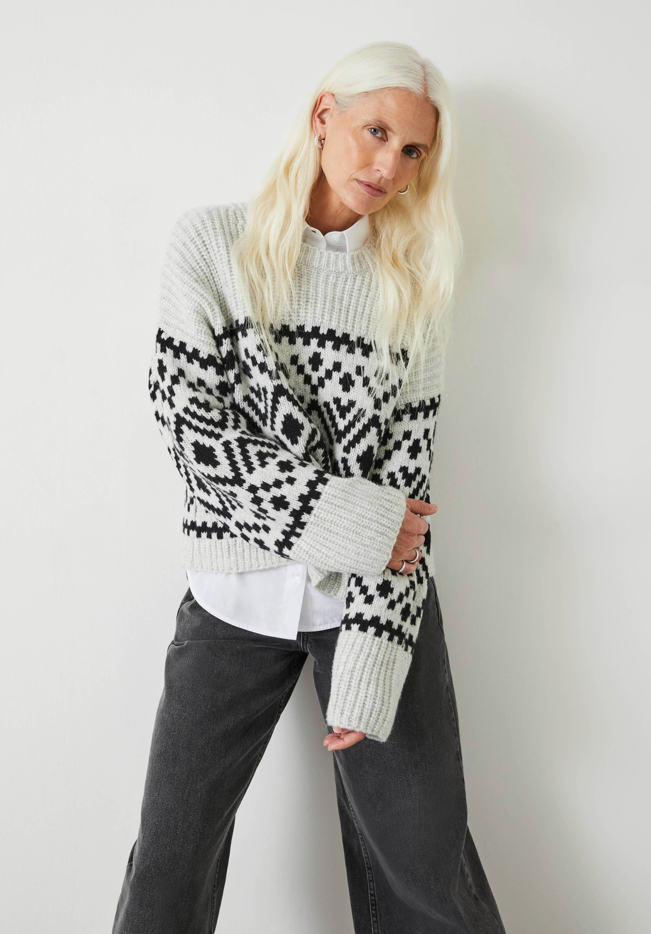 Kellen Fairisle Wool Blend Jumper | Hush UK
