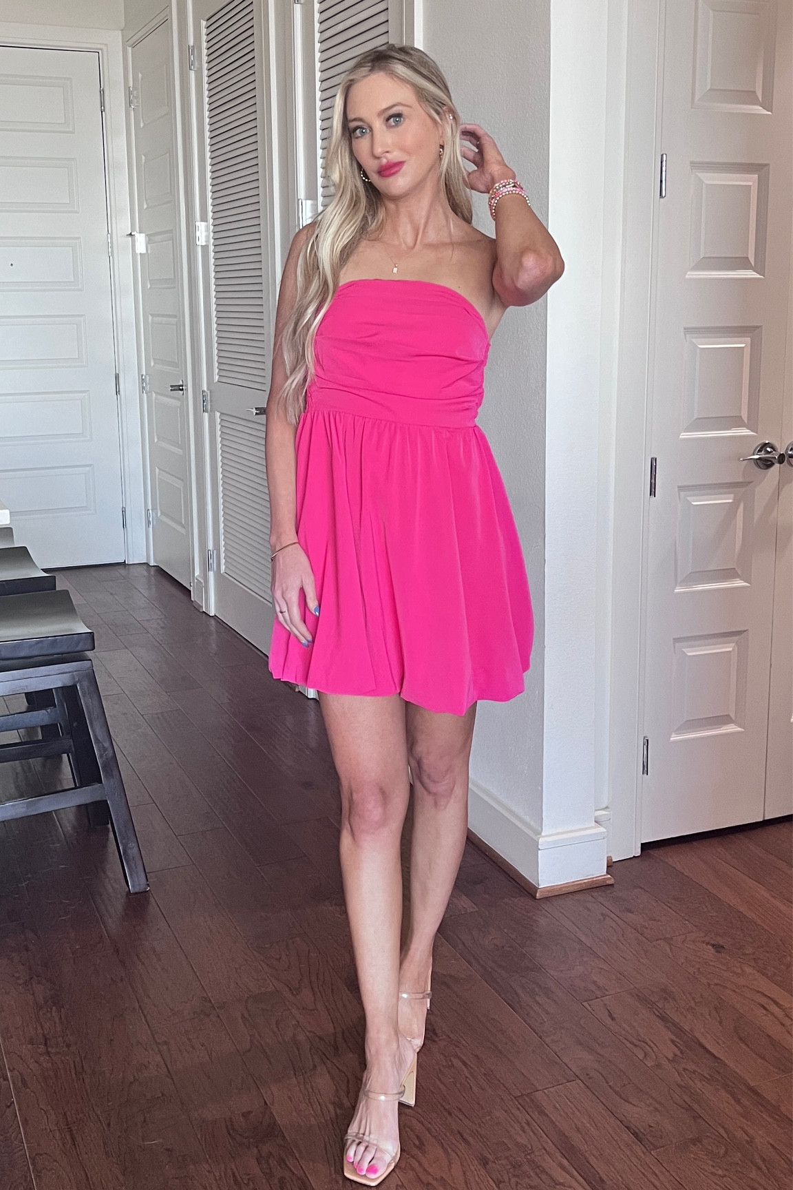 Bubble skirt dress