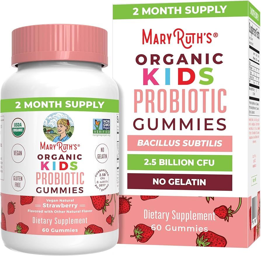 Kids Probiotics for Digestive Health | USDA Organic Probiotic Gummies | 2 Month Supply | Probioti... | Amazon (US)