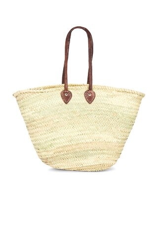 Verve Culture Shopping Basket in Straw from Revolve.com | Revolve Clothing (Global)