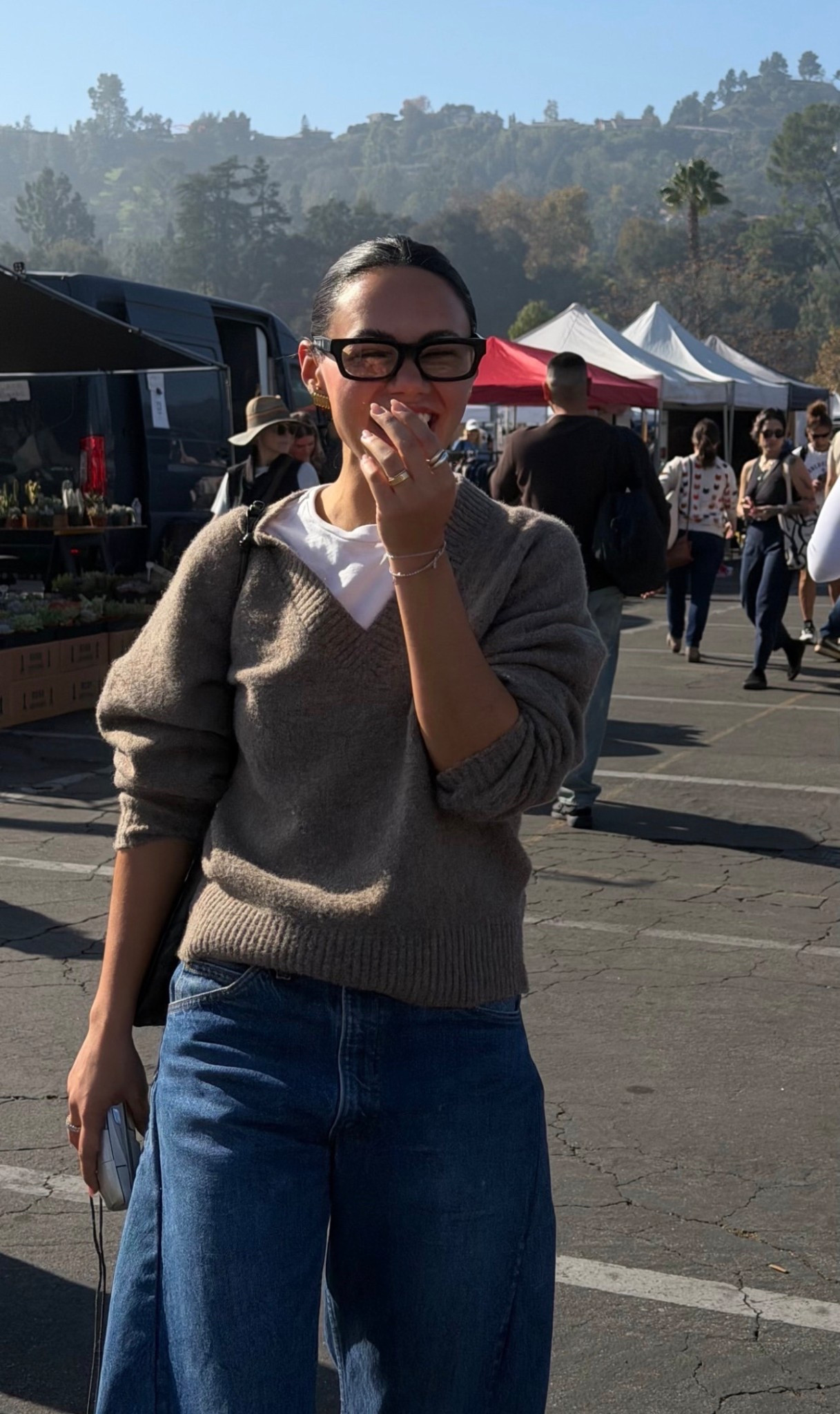 winter in LA OOTD | Zara knit cardigan & heaven mayhem glasses 

#LTKFindsUnder100 #LTKootd #LTKGiftGuide