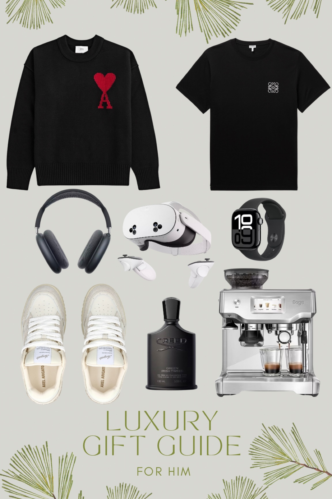 Men’s Luxury Gift Guide

Tags: Meta Quest, Apple Watch, Ami Paris Knit Jumper, Loewe, Loewe T-shirt, Sage Barista Touch Coffee Machine, Axel Arigato Trainers, Creed, Apple AirPods Max, Christmas, Xmas, Gifts, Gifts for Him, Gifts for Boyfriend, Gifts for Brother,l

#LTKluxury #LTKuk #LTKgiftguide