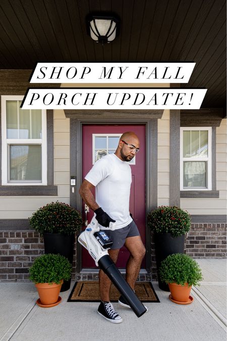 Shop my Fall porch update and my Hart 40v Leaf Blower that’s sold exclusively at @walmart! #WalmartPartner 

#LTKSeasonal