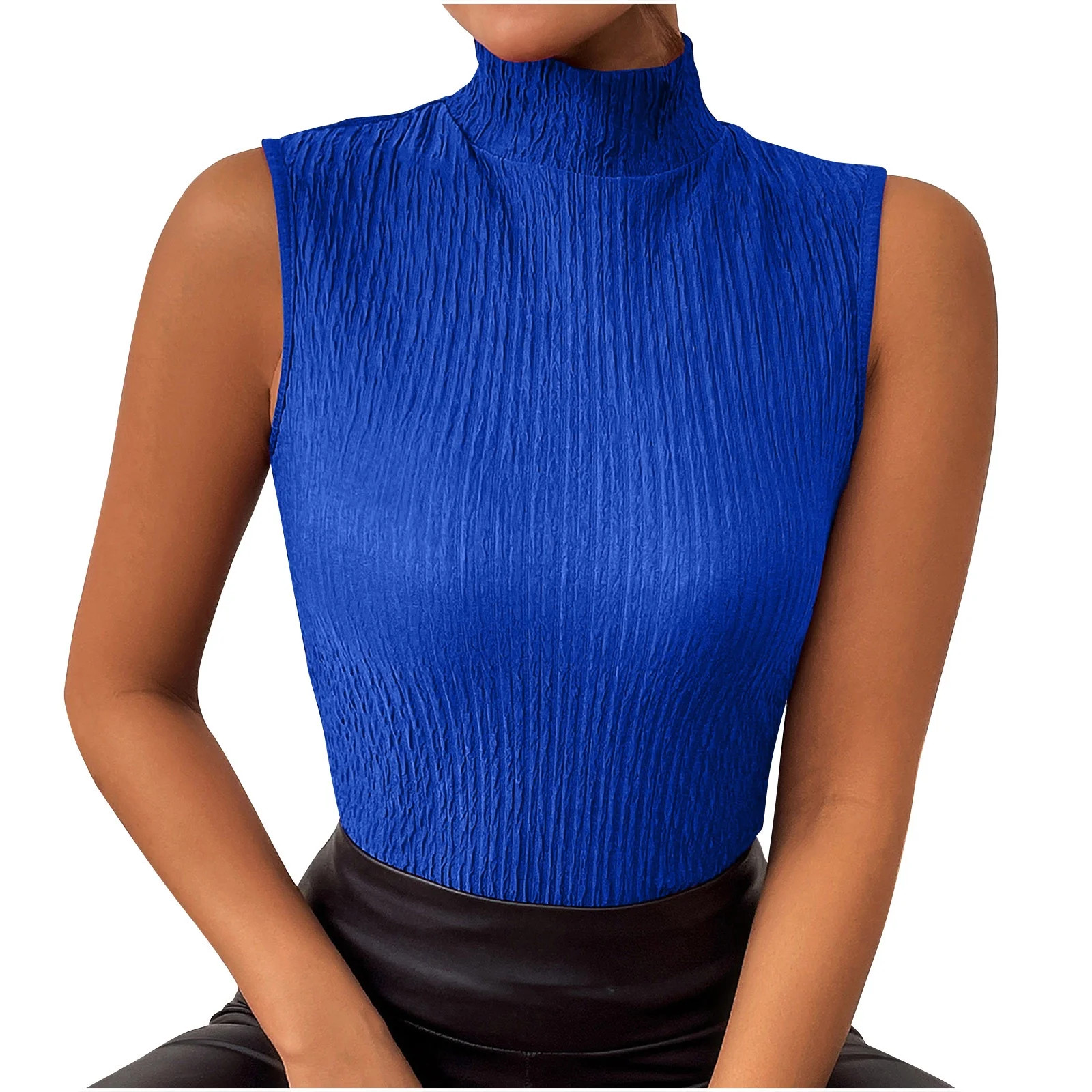 Yxnmud Fashion Women Sleeveless Garment Comfortable Breathable Round-Neck Blouses Tops | Walmart (US)