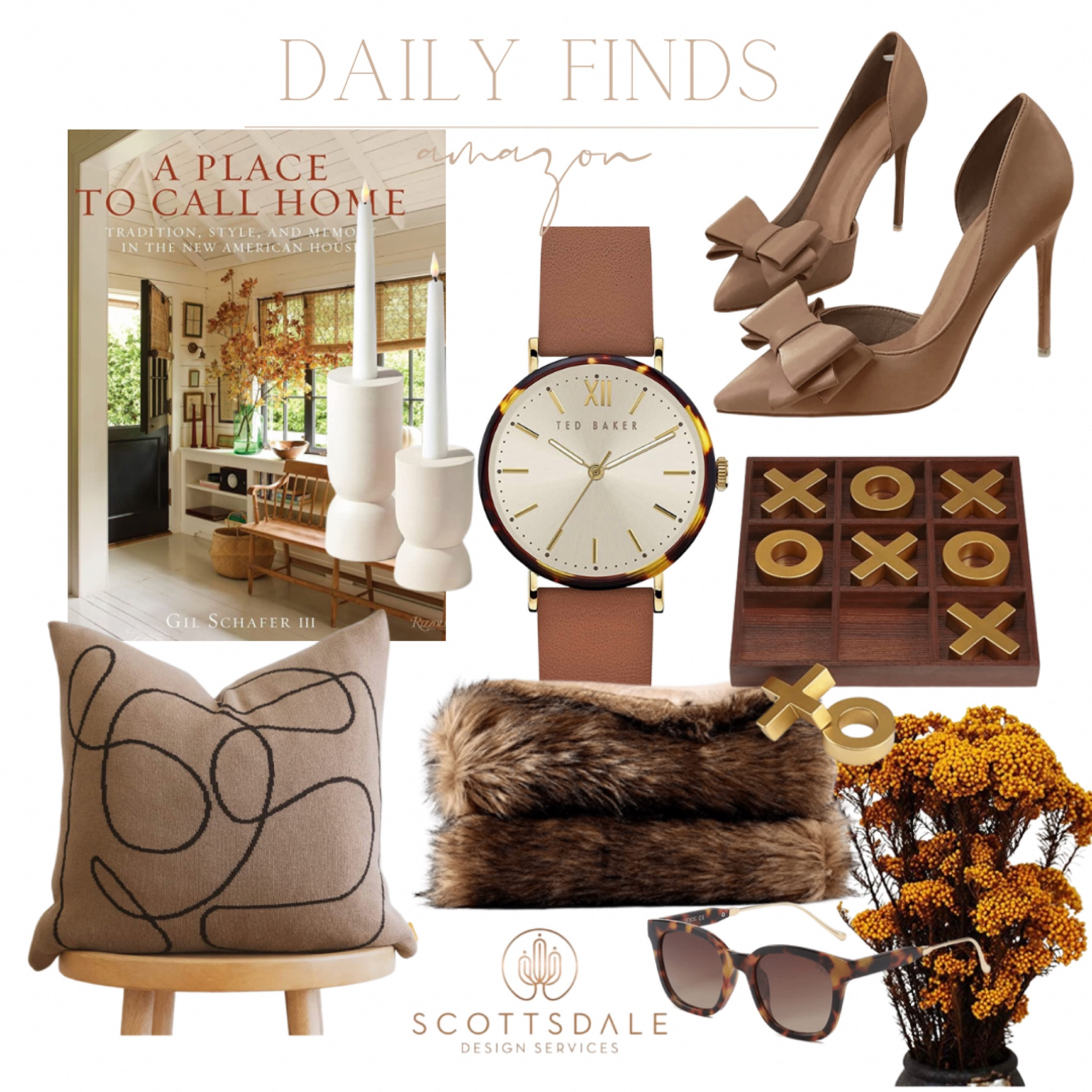 Super cute daily finds! PS- I have the bow heels in 4 colors and they are so cute and comfy!🤍

women’s heels, abstract throw pillow, fall decor, neutral decor, women’s sunglasses, women’s watch, coffee table book, home decor, faux fur blanket

#LTKfamily #LTKhome #LTKshoecrush