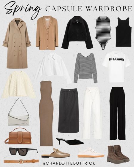 Spring Capsule Wardrobe Part 1 - linking all of my outerwear, tops and bottoms. I’ll link the shoes and accessories in part two #spring #capsulewardrobe #basics 

#LTKFind #LTKSeasonal #LTKstyletip