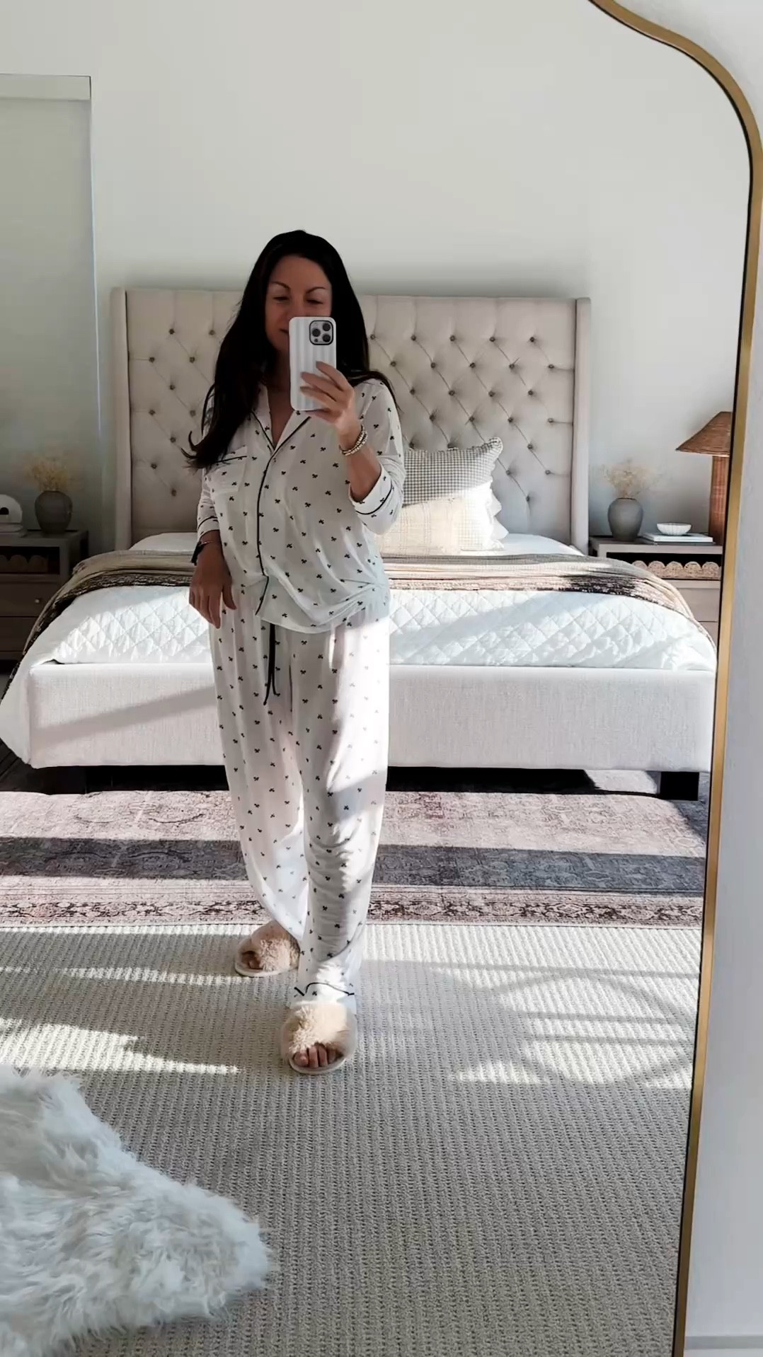 Slow mornings in my favorite cozy pajama set 🤍 these Gap pajamas are lightweight, super soft, and come in multiple lengths which I love for a better fit. I’m wearing the petite and they hit perfectly at 5’1. Easy, comfortable, and still feel put together for mornings at home. These would make a great gift for Mother’s Day. They also come in a short version. These are a little spendy but worth it in my opinion. Follow me on LTK for daily outfit, home, and cozy finds.

#LTKPetite #LTKMothersDay #LTKvlog