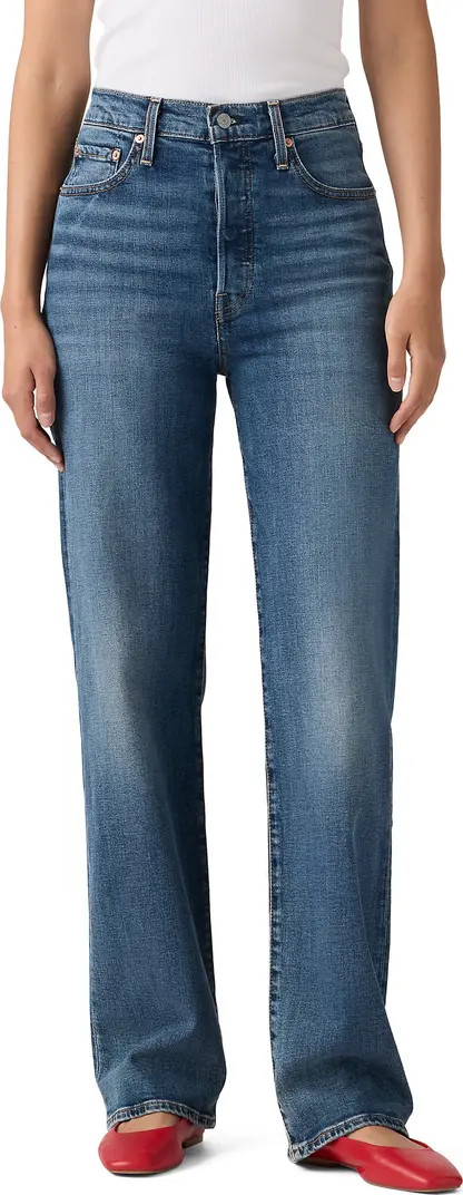 Ribcage High Waist Straight Leg Jeans | Nordstrom