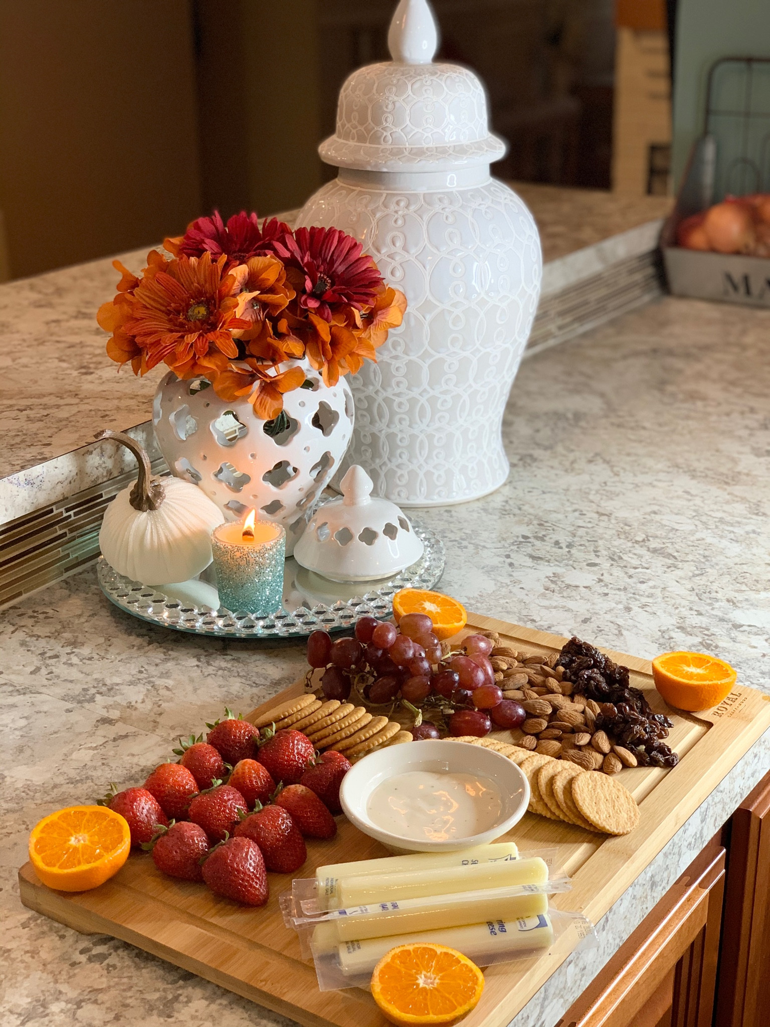 Fall charcuterie snack idea! 

#LTKSeasonal #LTKfindsunder50 #LTKhome
