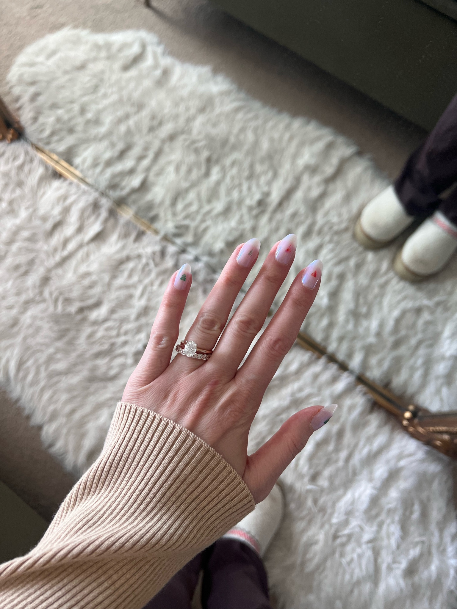 Best press on nails 💅🏻 holiday press ons, Christmas tree pressons, easy nail kit, holiday nail inspo 

#LTKHoliday #LTKBeauty #LTKGiftGuide