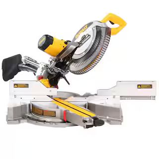 15 Amp Corded 12 in. Double Bevel Sliding Compound Miter Saw with XPS technology, Blade Wrench & ... | The Home Depot
