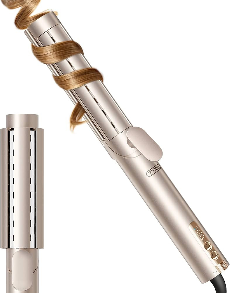 TYMO Dual-Size Airflow Curling Iron 1 1/2 Inch to 2 Inch, AIRQ Flat Iron Hair Straightener and Ha... | Amazon (US)