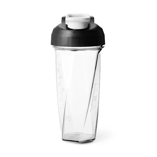 YETI Yonder Helimix Vortex Blender Shaker Bottle Holds up to 27oz | No Blending Ball or Whisk | USA Made | Portable Pre Workout Whey Protein Drink Shaker Cup | Dishwasher Safe, Clear | Amazon (US)