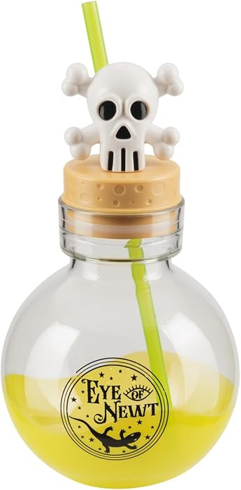 COOL GEAR 30 oz Potion Bottle with Removable Lid and Straw | Durable, BPA-Free Plastic Halloween ... | Amazon (US)