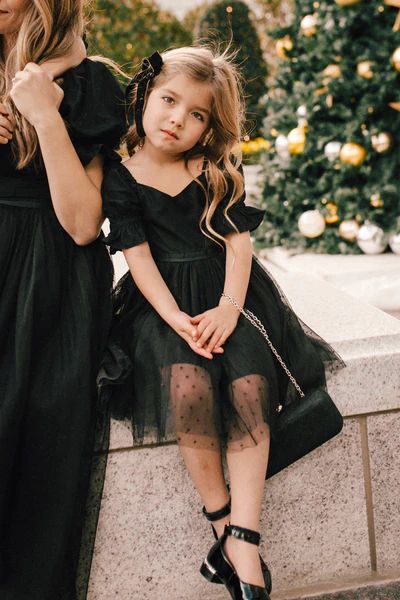 Mini Ballerina Dress in Black | Ivy City Co