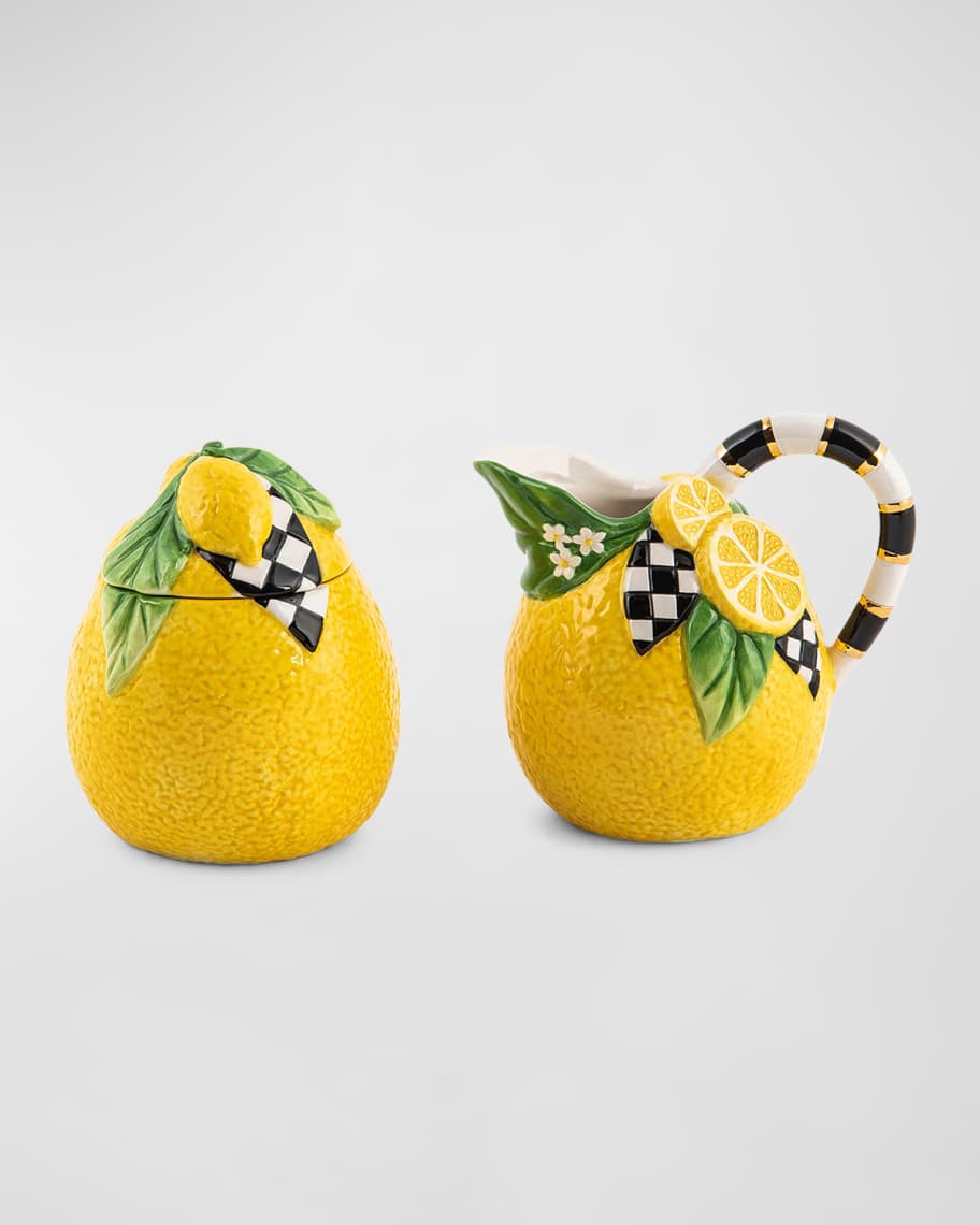 MacKenzie-Childs Lemon Creamer and Sugar Set | Neiman Marcus