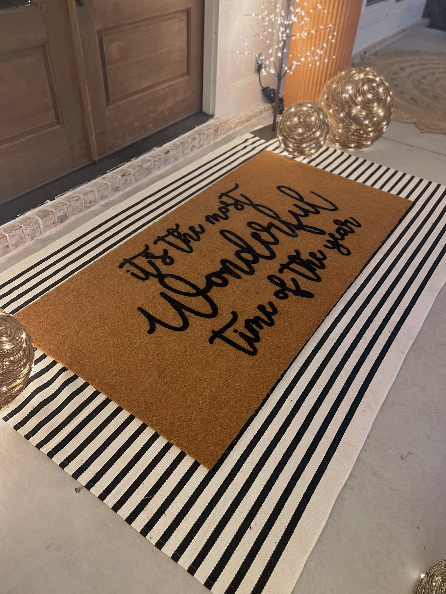 The most wonderful time of the year — front patio decor🎄✨🎅🏻 top mat is an Etsy find & undermat is amazon! Tons of sizes! 

Holiday / home decor / Holley Gabrielle / Christmas 

#LTKhome #LTKHoliday #LTKSeasonal