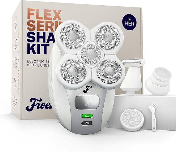 Freebird FlexSeries Electric Razor for Women - Silk Smooth Legs, Body Hair, & Pubic Shaver - for ... | Amazon (US)