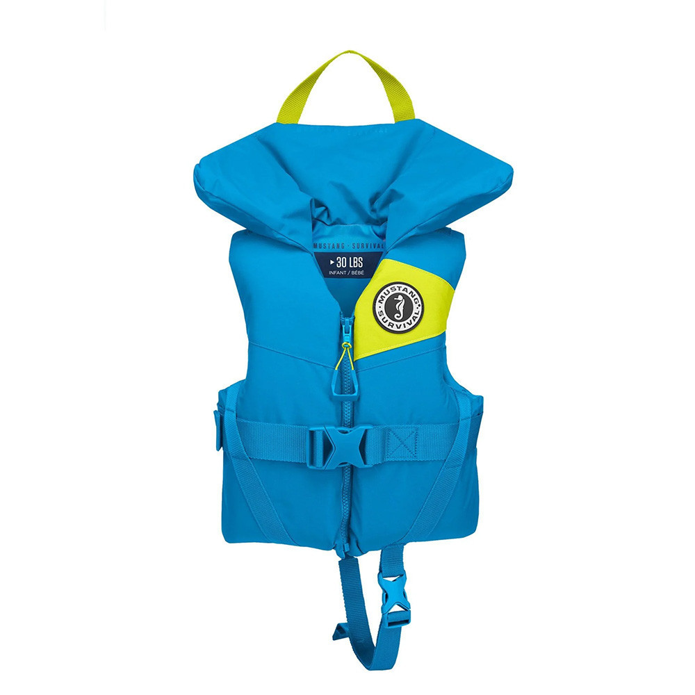 Mustang Survival Infant Lil Legends Foam Vest - Personal Floatation Device, Life Vest, Azure in Blue Camping World | Camping World
