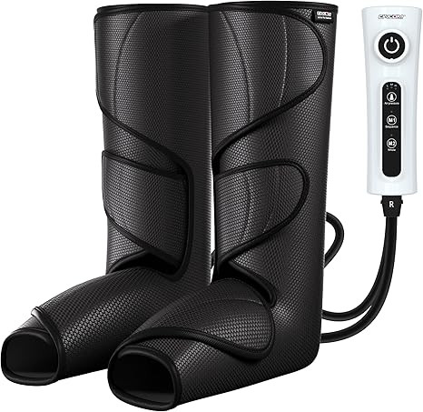 CINCOM Leg Massager for Circulation and Pain Relief, Air Compression Calf Foot Leg Massagers with... | Amazon (US)