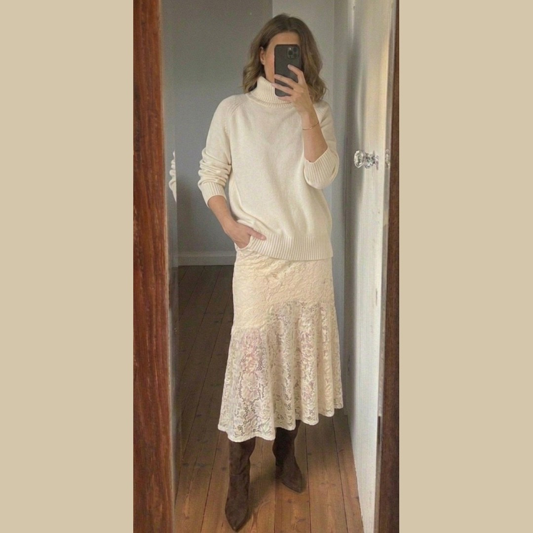 Lace skirt trend