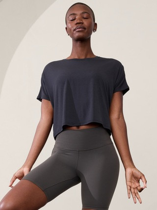 With Ease Crop Tee | Athleta