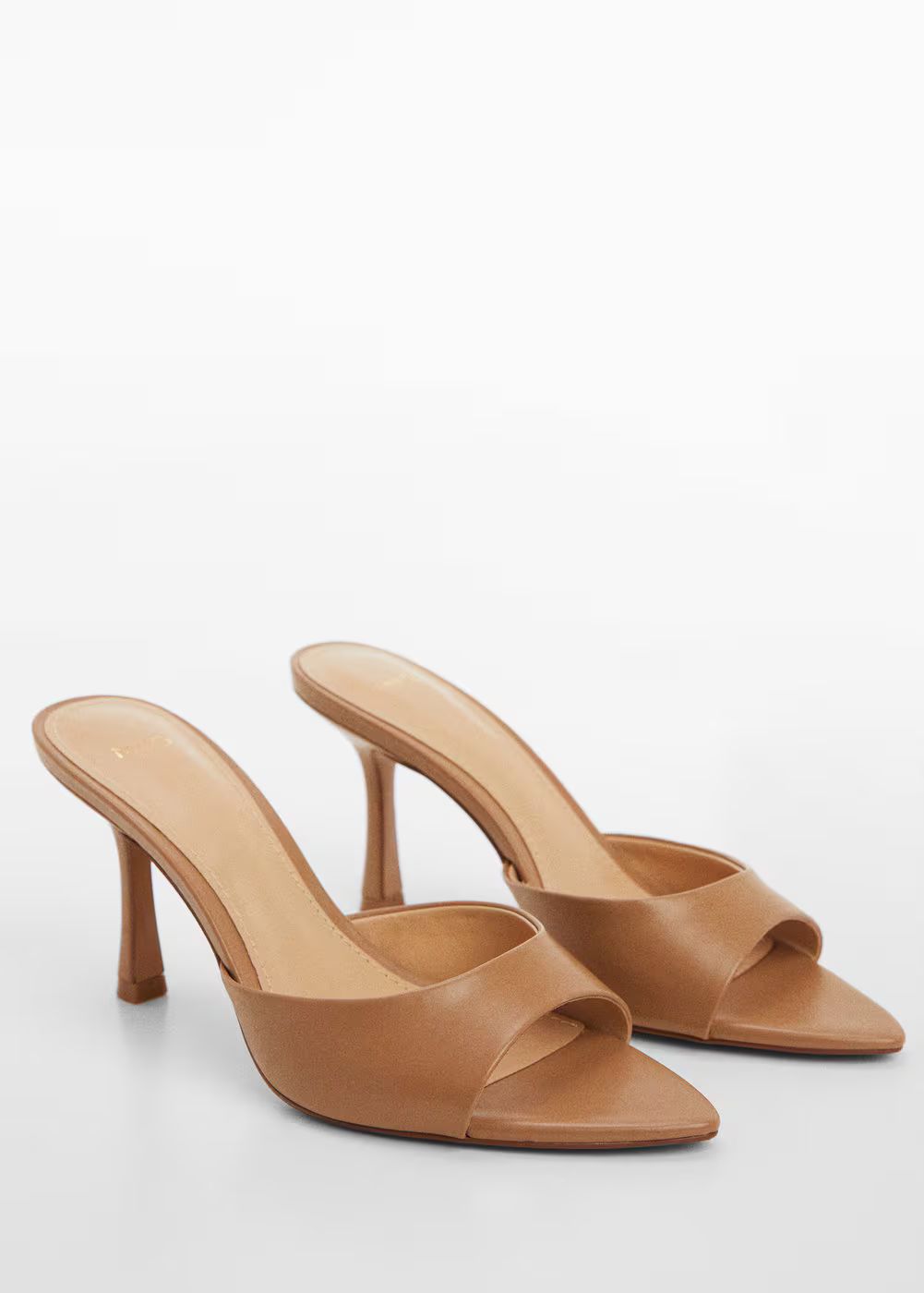 Heel non-structured sandals -  Women | Mango United Kingdom | MANGO (UK)