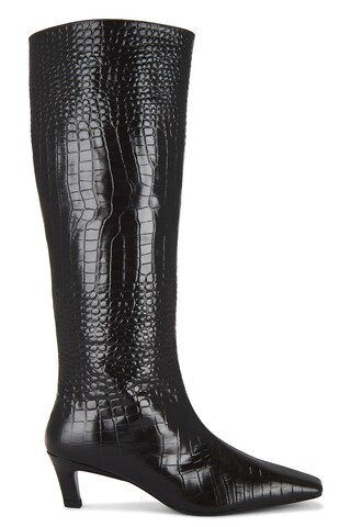 Evysa Boot in Chocolate Croc | Revolve Clothing (Global)