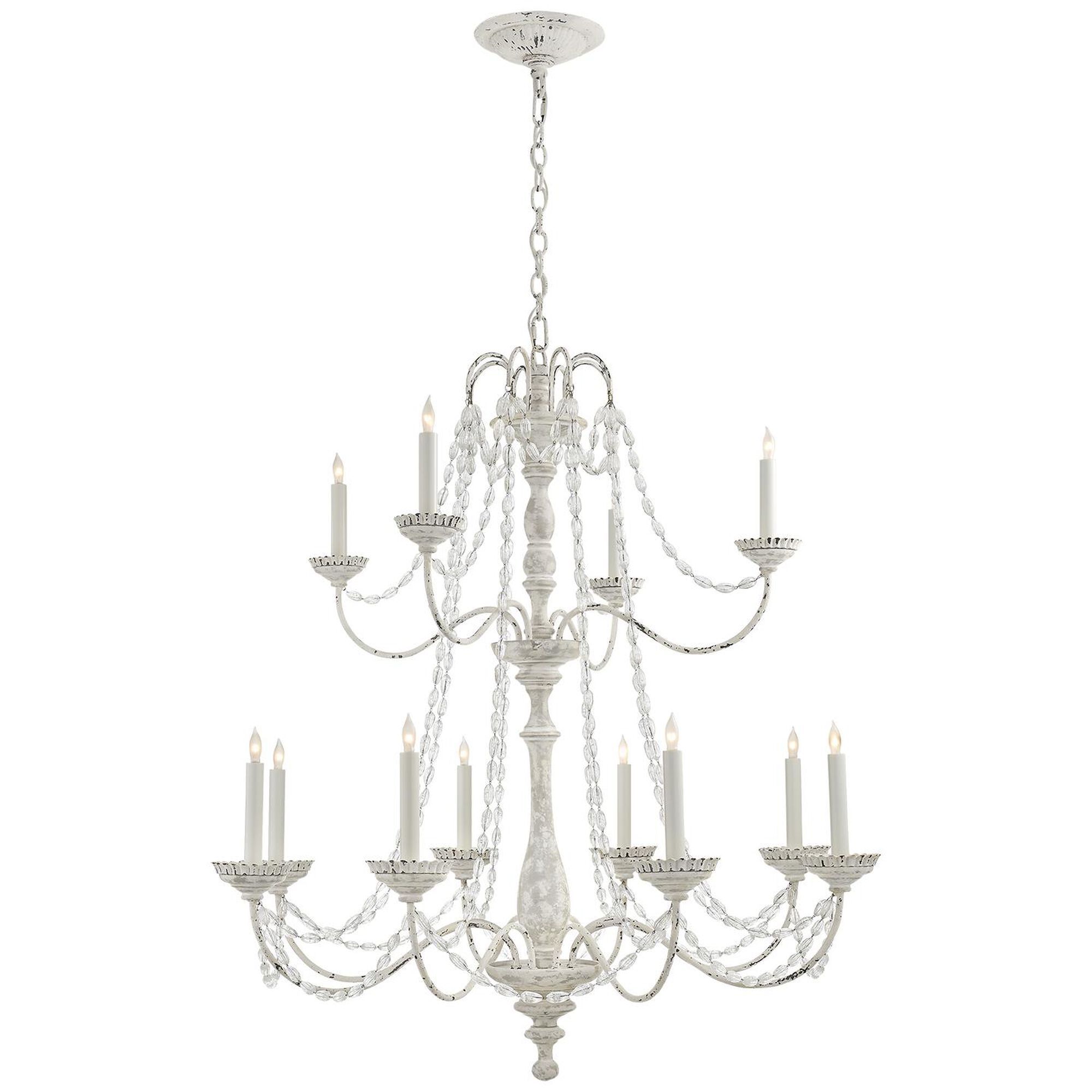 E. F. Chapman Flanders 39 Inch 12 Light Chandelier by Visual Comfort and Co. | Capitol Lighting 1800lighting.com