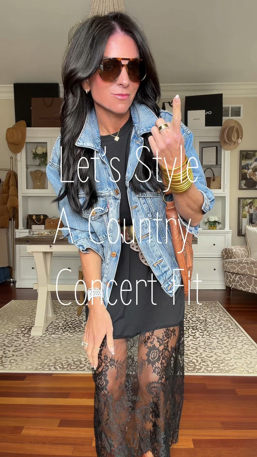 Love this lace t shirt dress! Wearing a small and in the jacket 

#LTKFestival #LTKSeasonal #LTKootd