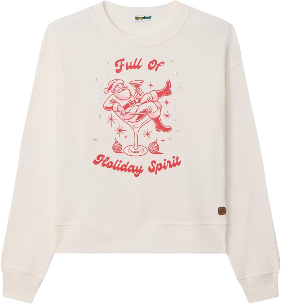 Tipsy Elves Cozy Christmas Sweatshirts for Women - Cute Festive Womens Xmas Pullovers - Winter Ho... | Amazon (US)