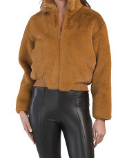 Kacy Faux Fur Bomber | Clothing | T.J.Maxx | TJ Maxx