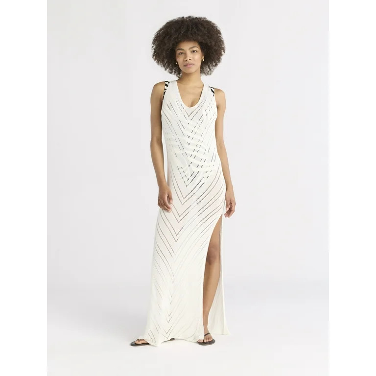 Sofia by Sofia Vergara Women's and Women's Plus Sweater Knit Coverup Dress, Sizes XS-2X | Walmart (US)