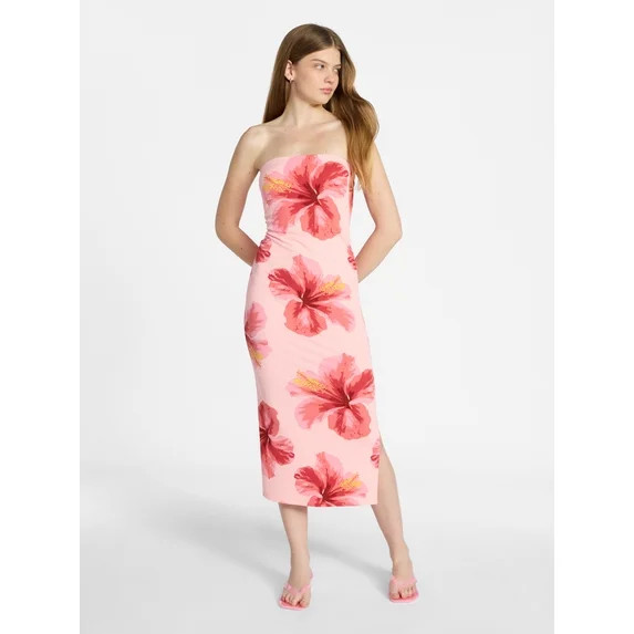 No Boundaries Tube Maxi Dress, Women's XXS-XXL | Walmart (US)