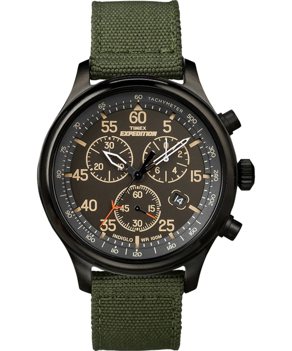 Expedition Field Chronograph 43mm Fabric Strap Watch | Timex