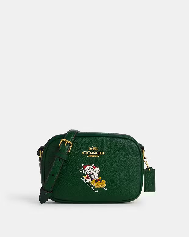 Disney X Coach Mini Jamie Camera Bag With Sled Motif | Coach Outlet US