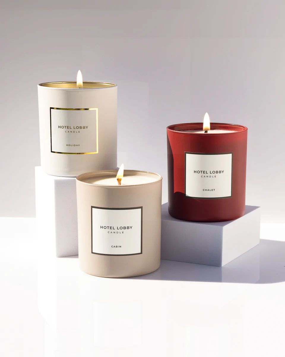 Holiday Collection Trio | Hotel Lobby Candle