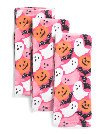 3pk Negative Space Halloween Toss Kitchen Towels | TJ Maxx