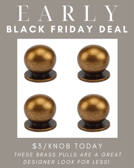Early Amazon Black Friday deal! These are a great designer look for less. Only $3 a knob compared to $20 a knob. The quality is great in person. I’m so happy with how these turned out!

Interiors, cabinet pulls, brass knobs, drawer king, drawer handle, modern kitchen handles, modern knobs, home decor, Amazon home, Amazon must haves, Amazon finds, under $5, one inch round knobs, gold decor, antique brass decor, how to elevate your dresser, bathroom cabinetry, how to elevate cabinets 

#LTKhome #LTKsalealert #LTKCyberWeek