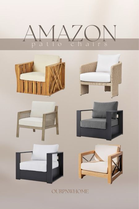 Top picks for the patio! Some of my favorite patio chairs finds from Amazon!

Patio furniture, outdoor furniture, outdoor chair, outdoor entertaining, conversation sets, Amazon patio, Amazon furniture, Amazon home, wood patio chair, wicker patio chair, modern patio chairs

#LTKSeasonal #LTKhome #LTKstyletip