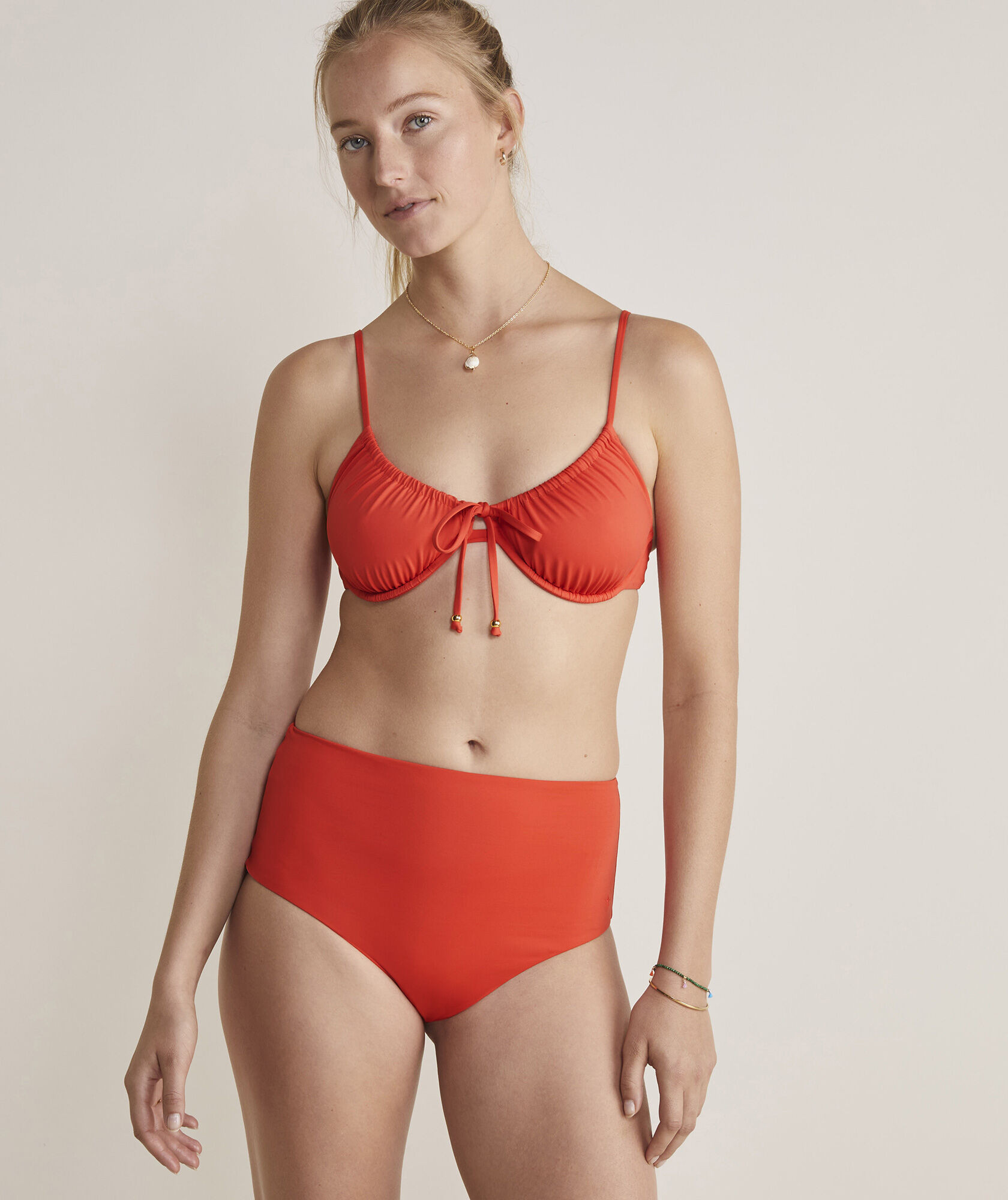 Tie-Front Underwire Bikini Top | vineyard vines