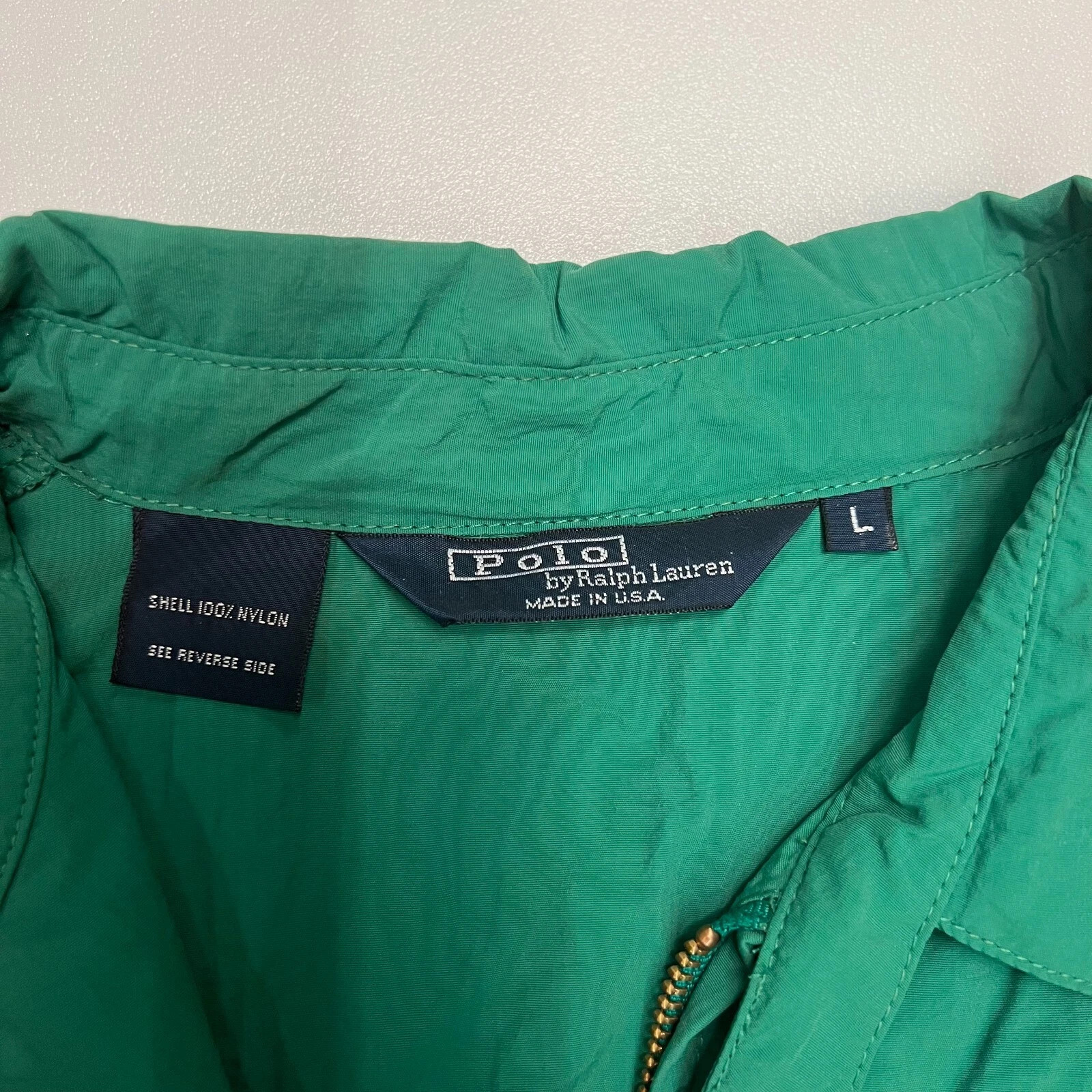 Polo Ralph Lauren Men's Jacket Windbreaker Green Size L Vintage NWT | eBay US