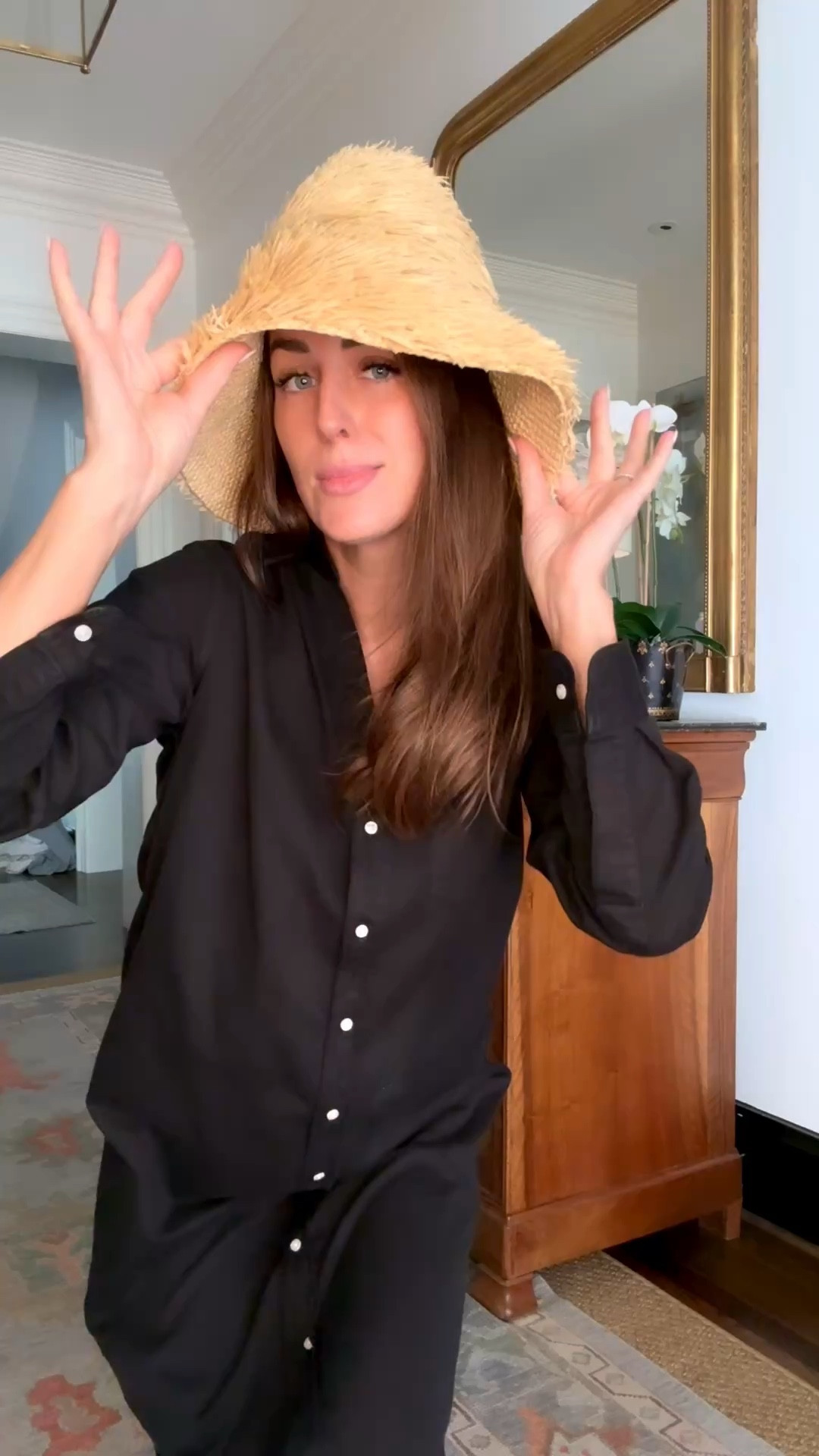 There’s us one size, it’s so versatile and washed easily. My sandals are TTS.

#LTKTall #LTKOver40