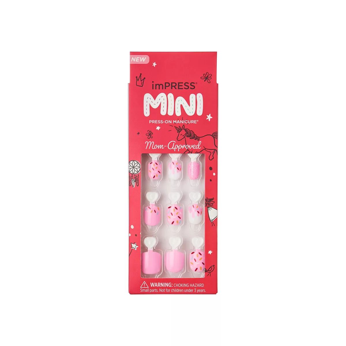 imPRESS Press-On Manicure Mini Press-On Nails for Kids - Super Duper - 21ct | Target