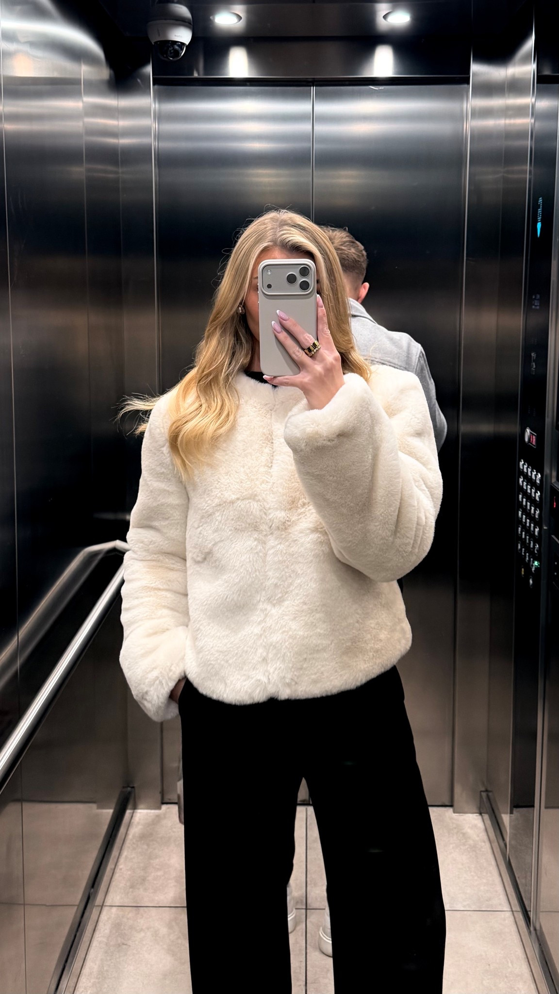 Outfit of the night for my friends birthday party in London. I loved this look so much!! So many girlies complimented my jacket — it’s such an effortlessly chic piece and so warm!! 

I’ll be getting so much wear out of these pieces over the festive / partywear season, not only do they look great together but they’re also practical for these cold evenings ❄️🤍

#LTKwinter #LTKCyberWeek #LTKfestive