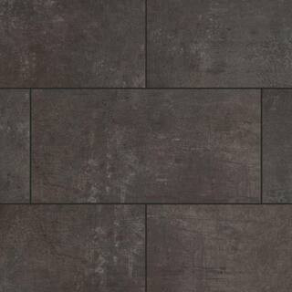 Lifeproof Overlook Slate 22 MIL x 11.9 in. W x 23.8 in. L Waterproof Click Lock Luxury Vinyl Tile... | The Home Depot
