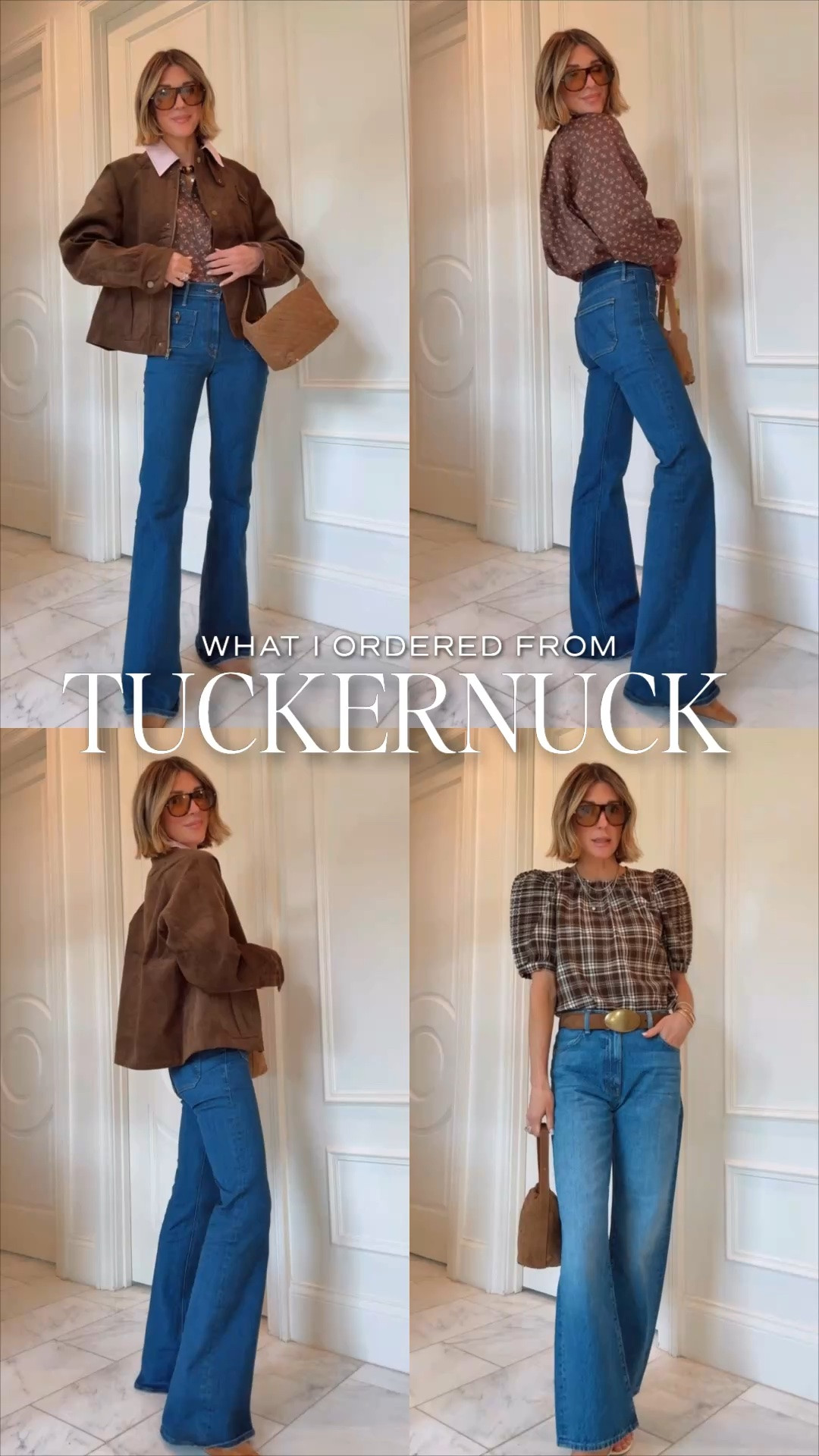 My recent fall haul from @Tuckernuck 

I'm 5'7 wearing my true size 25 in jeans and small in tops and jacket